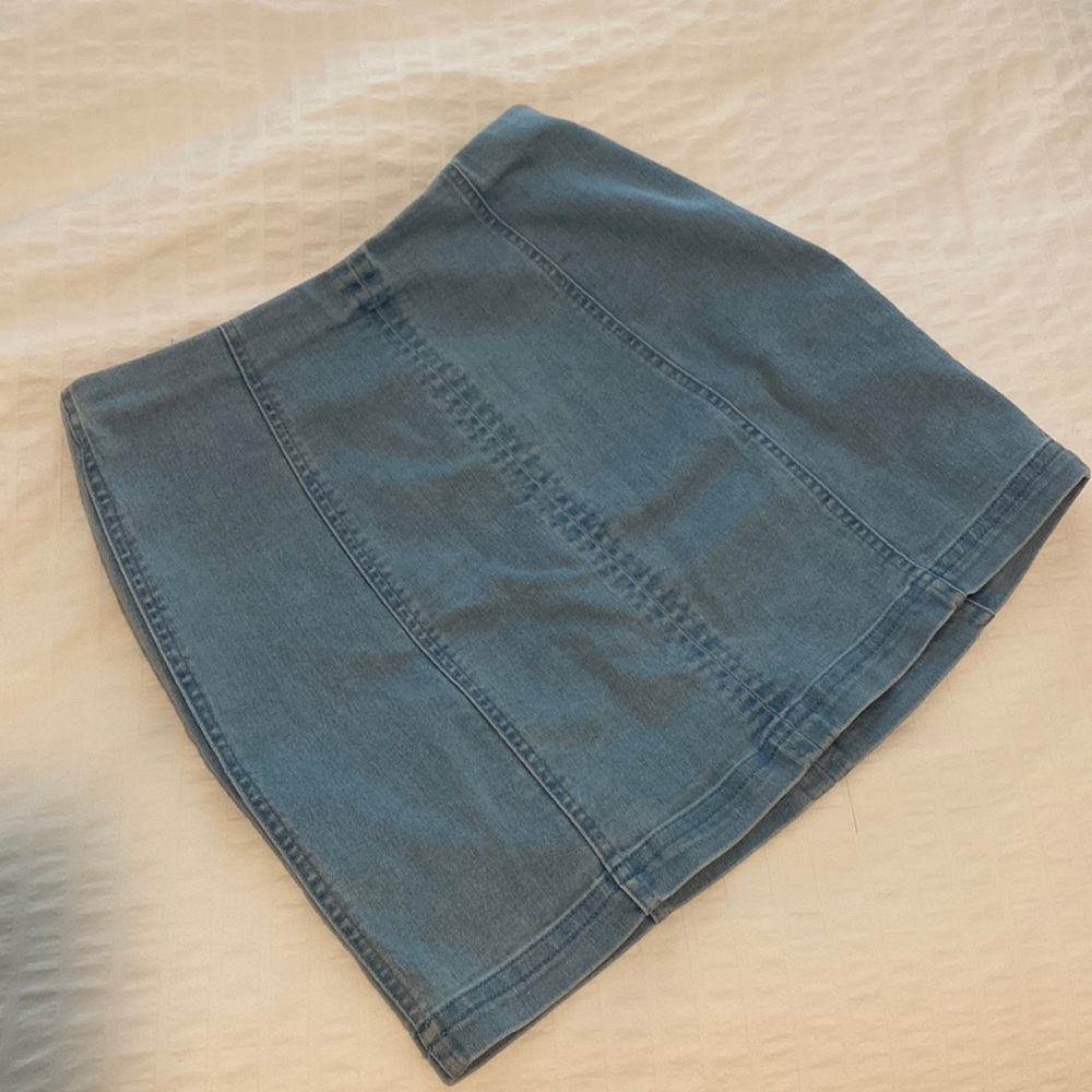 American Threads Mini Denim Skirt